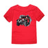 Camiseta De Algodão De Manga Curta Para Meninos E Meninas - O Retalho