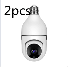 CÂMERA WiFi 1080P Lâmpada 4X Zoom Câmera E27 Home 5GWiFi Monitor de alarme - O Retalho