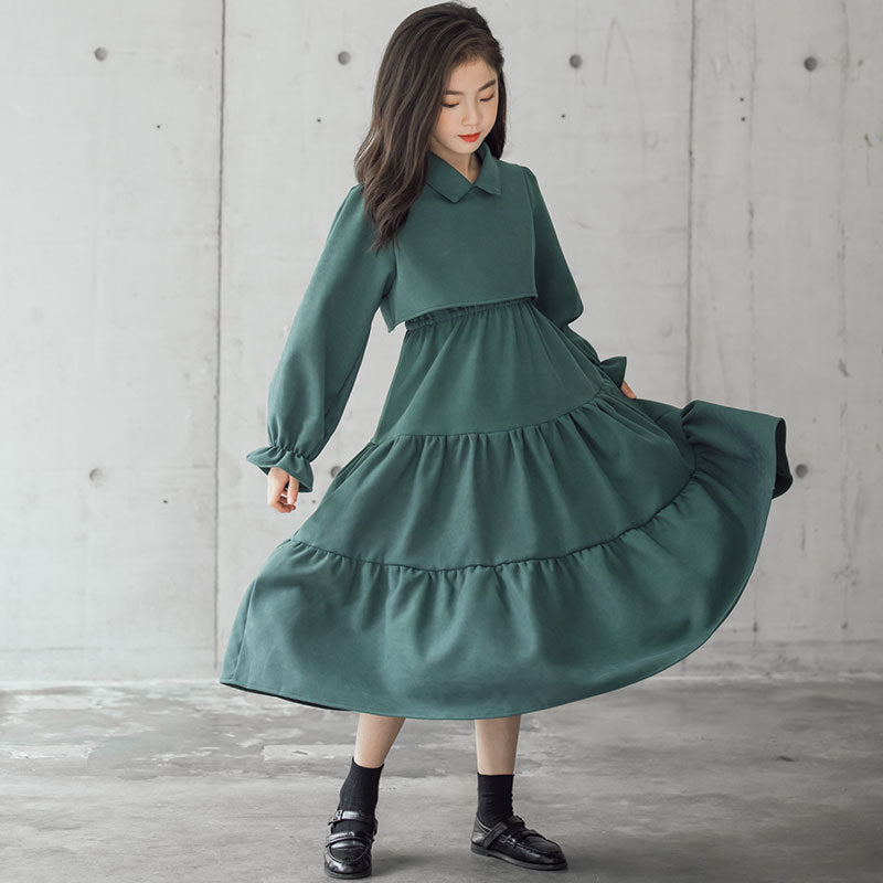 Roupas elegantes para crianças de algodão veludo - O Retalho