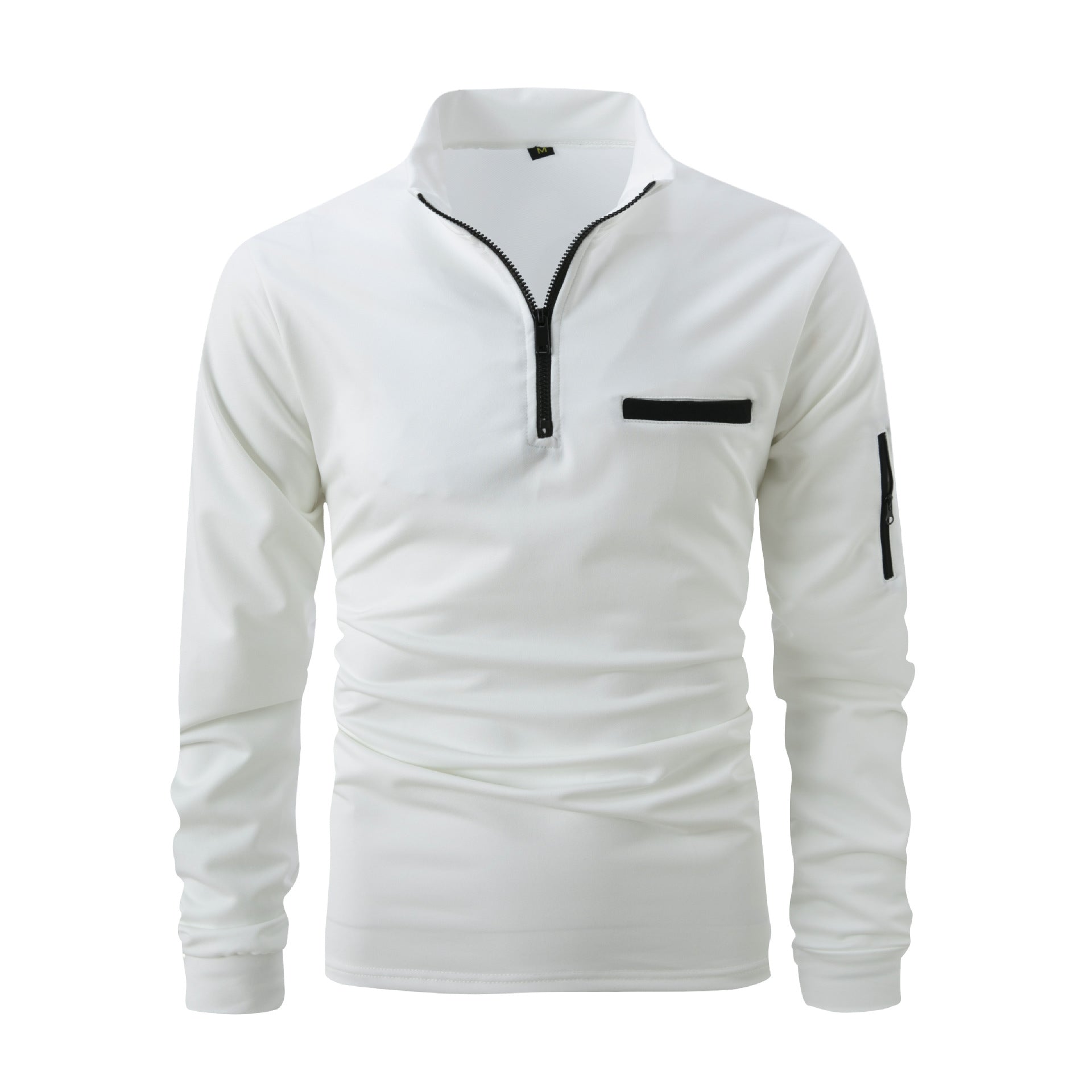 Men's Fashion Sports POLO Zipper Sweatshirt - O Retalho