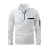 Men's Fashion Sports POLO Zipper Sweatshirt - O Retalho