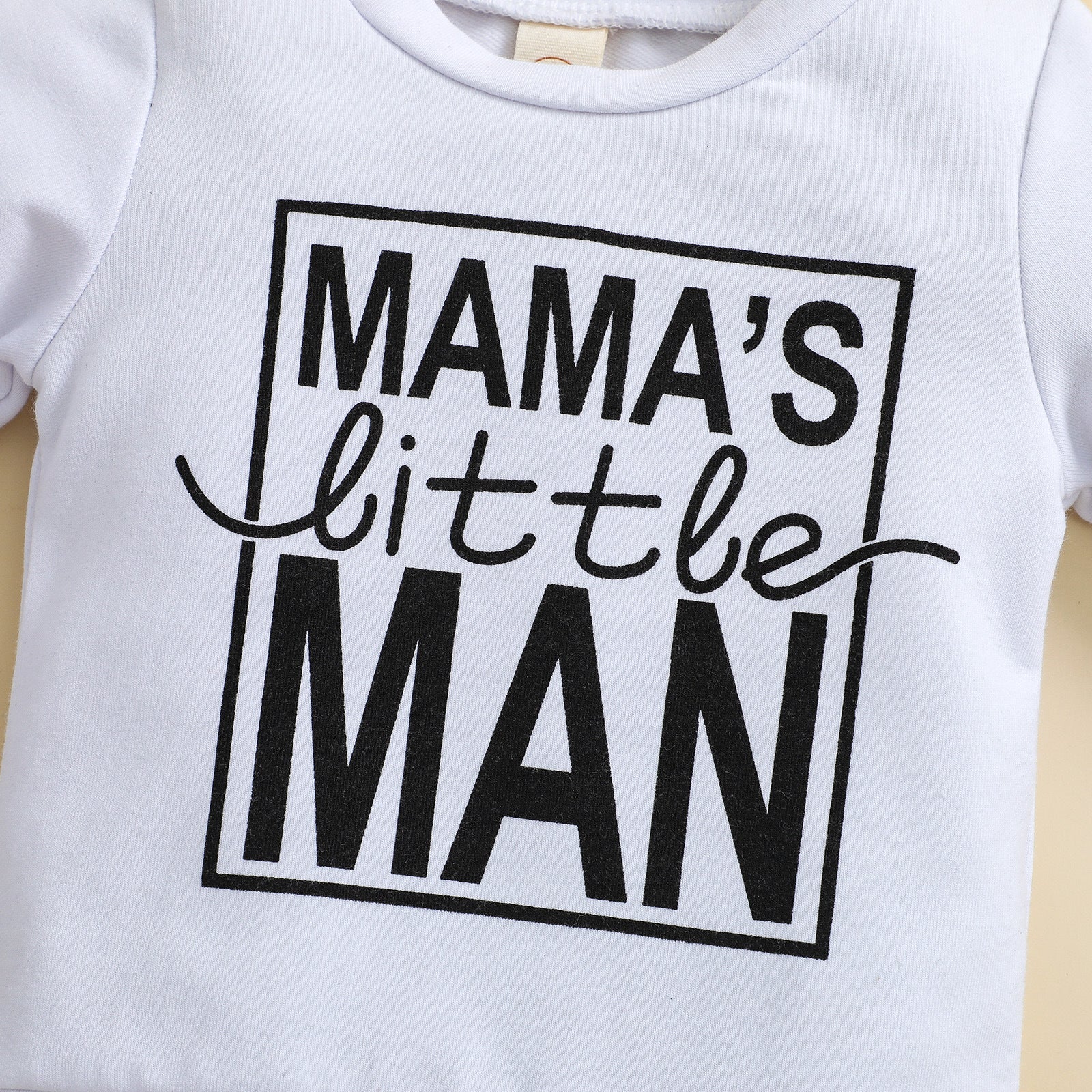 Brown Coat Newborn Baby Girl Alphabet Top - O Retalho