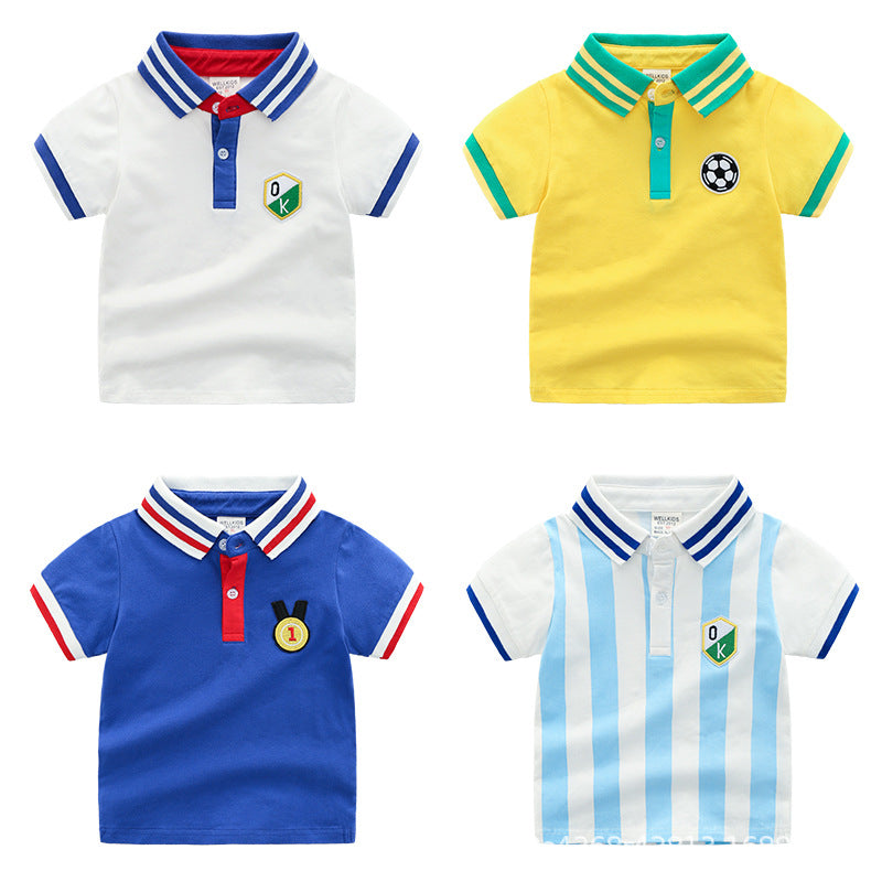 Camiseta Infantil Polo de Manga Curta - O Retalho