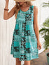 vestido curto com estampa na moda de Verão - O Retalho