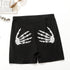 Moda estampada Slim Shorts Para Mulheres - O Retalho