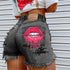 Calções Denim Rasgados para Mulheres - O Retalho