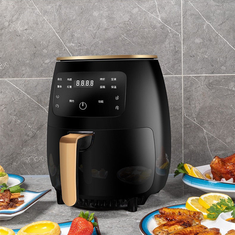 Fritadeira Elétrica Inteligente Smart Touch para Casa (Air Fryer)