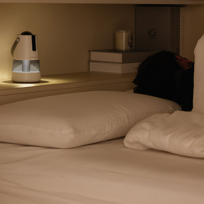 A luminária portátil com função dupla de repelente de mosquitos e mata-moscas. - O Retalho