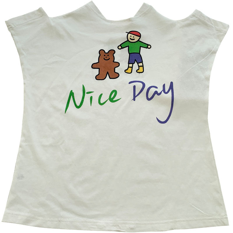 Loose Casual Short Sleeve Top Kids Long T-Shirt - O Retalho