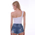 Crop Top de uma alça - O Retalho