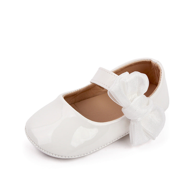 Sapatos infantis fofos de couro para meninas - O Retalho