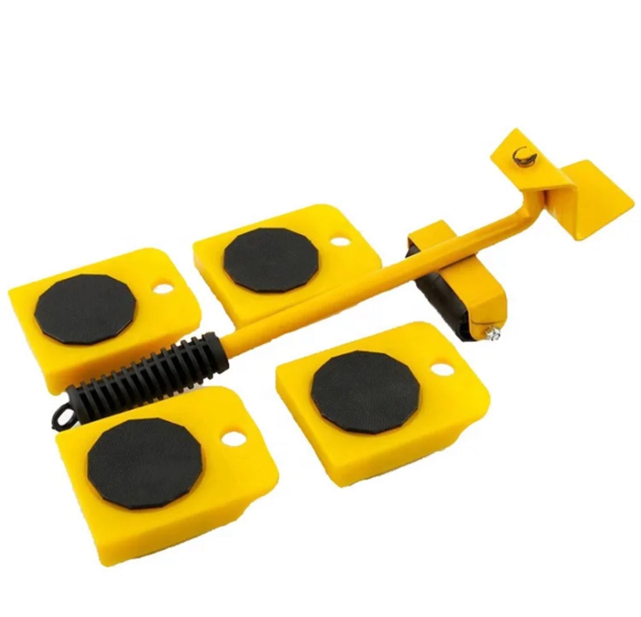 Kit de Elevação de Móveis - 5 Conjuntos Ferramentas Pesadas para Movimentação de Móveis em Carpetes com Sistema de Rolos - O Retalho