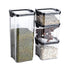 Conjunto de recipientes de armazenamento de alimentos