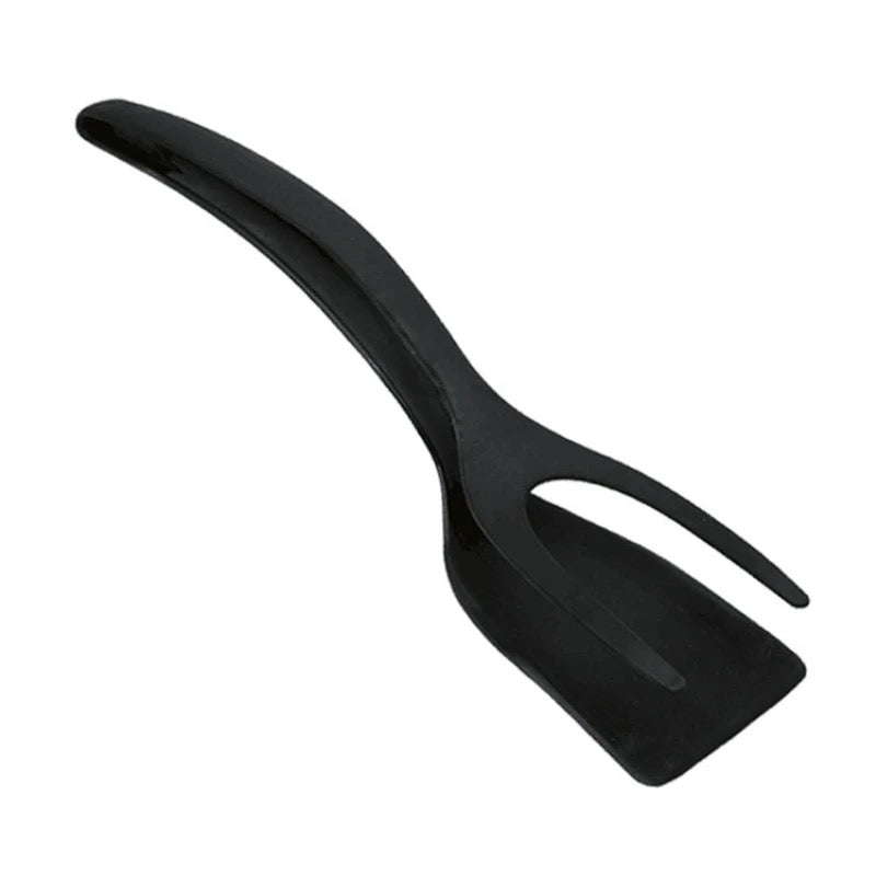 Espátula de Silicone Multifuncional 2 em 1 para Alimentos Antiaderente Clip de Comida para Torrada