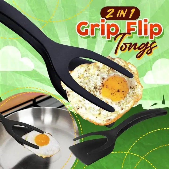 Espátula de Silicone Multifuncional 2 em 1 para Alimentos Antiaderente Clip de Comida para Torrada