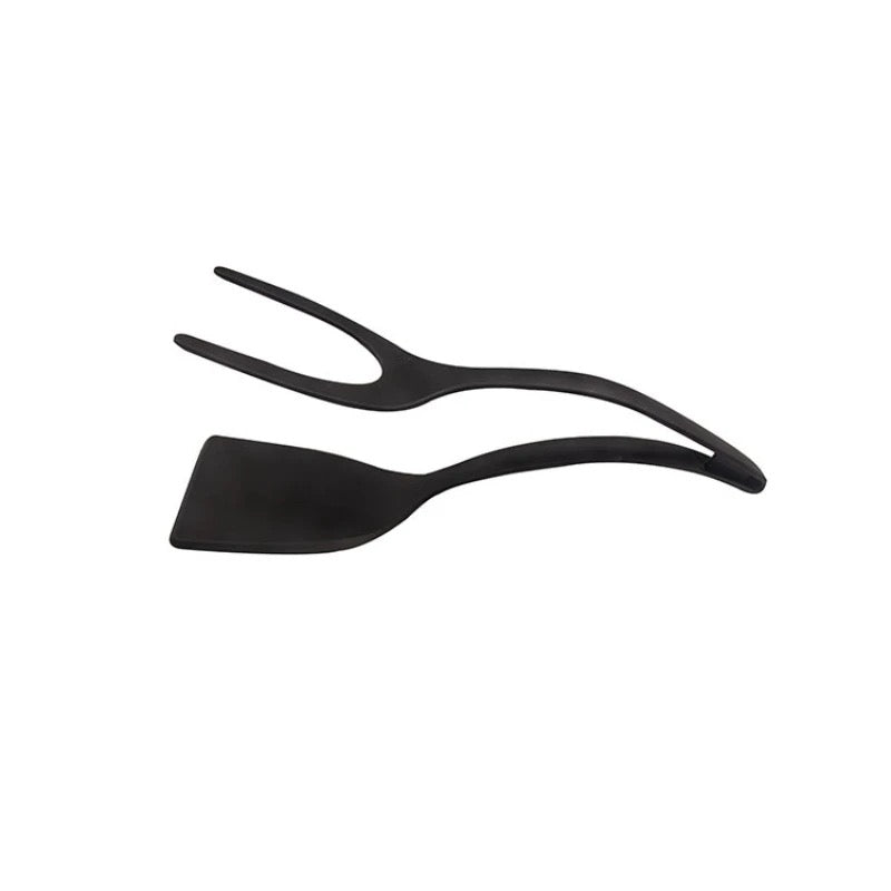 Espátula de Silicone Multifuncional 2 em 1 para Alimentos Antiaderente Clip de Comida para Torrada